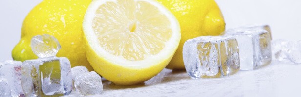 glass lemon